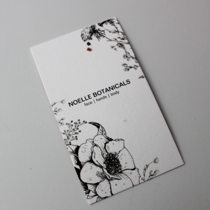 Rosepostbox February 2019 - Noe HandNailCuticle Oil by Noelle Botanicals 1