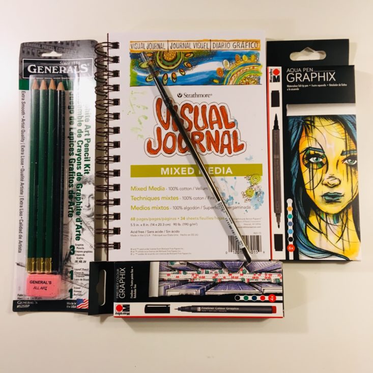 Smart Art February 2019 - All Items Shown Front Top