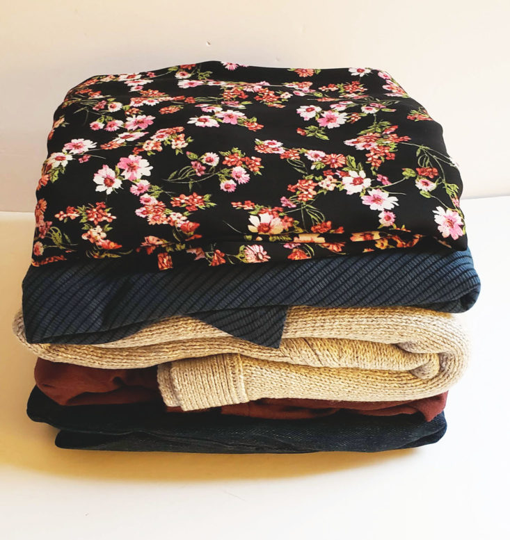 Stitch Fix Plus Size Clothing Box Review December 2018 - All Clothes Front