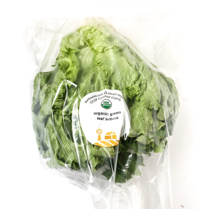 Sun Basket Meal Kit February 2019 - Lettuce Top