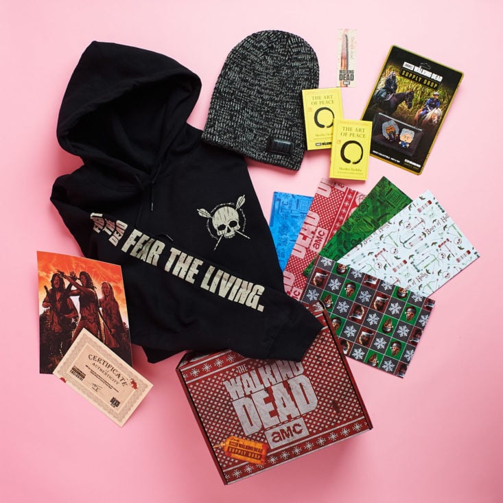 The Walking Dead Supply Drop February 2019 all contents