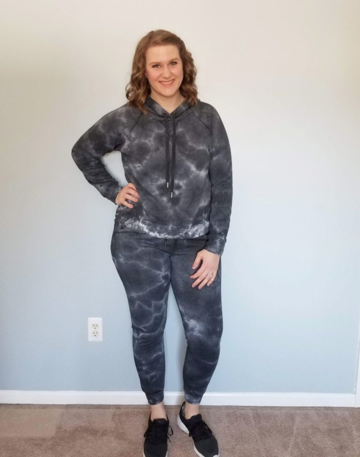 Wantable Fitness Edit February 2019 sweatshirt & sweatpants