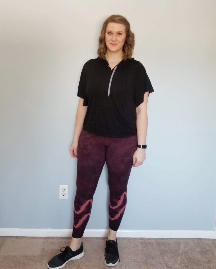 Wantable Fitness Edit February 2019 purple leggings