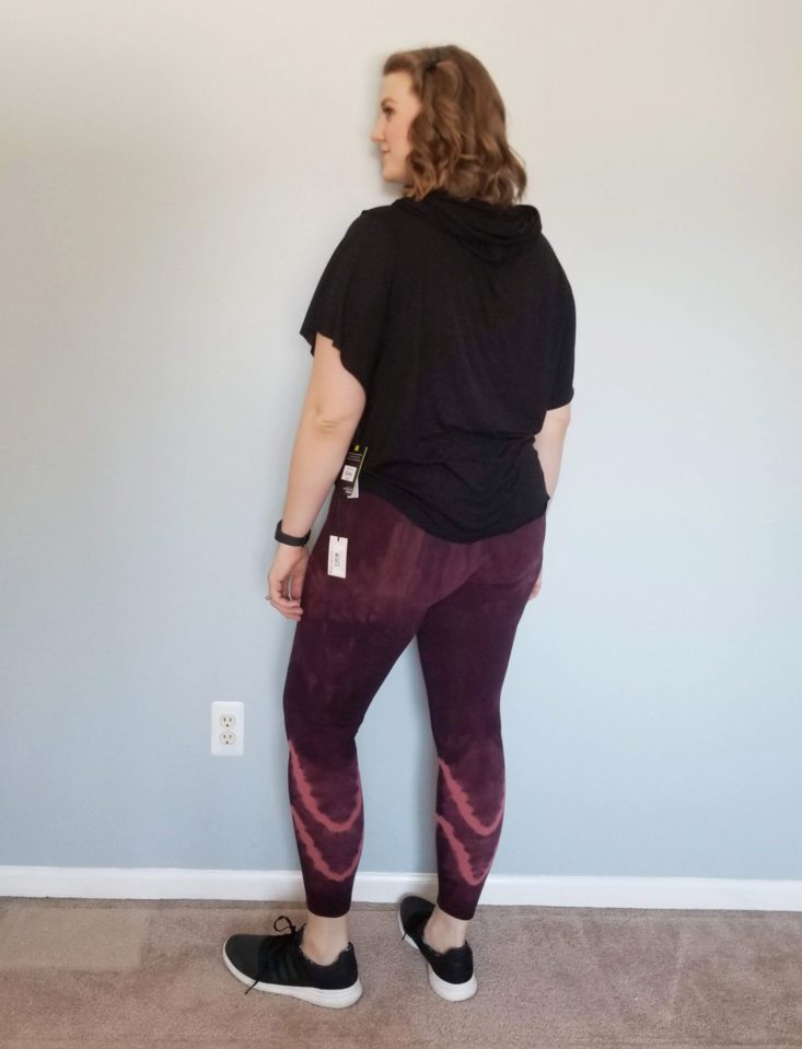Wantable Fitness Edit February 2019 purple leggings back