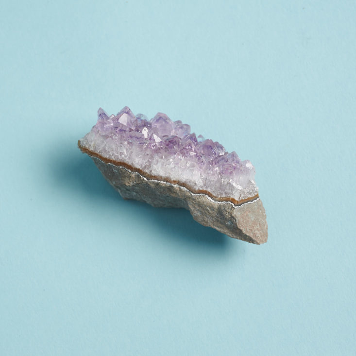 Wonderful Objects Serenity and Clarity February 2019 amethyst side view