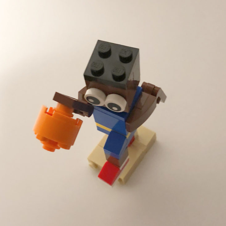 10 Brick Loot March 2019 - Basketball Player 100% LEGO® Build Designed By Tyler Clites