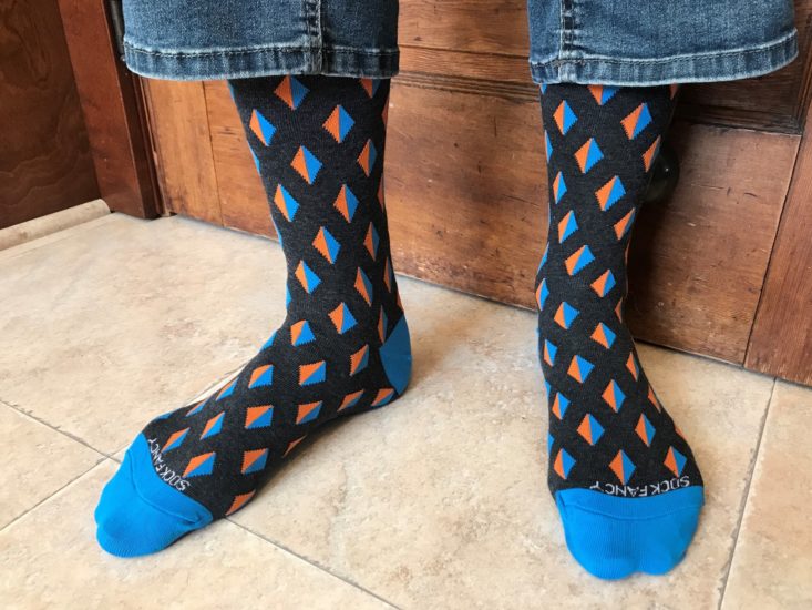 11 Sock Fancy Men's Review March 2019 - Diamond Sock On