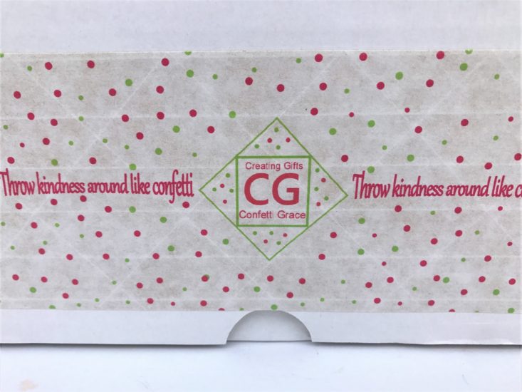 3 Confetti Grace Originial DIY March 2019 - Side Of Box