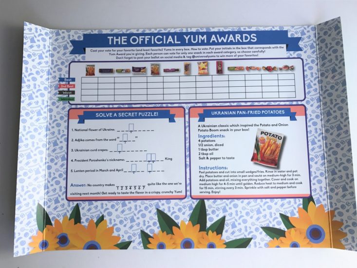 5 Universal Yums March 2019 - Official Yum Awards