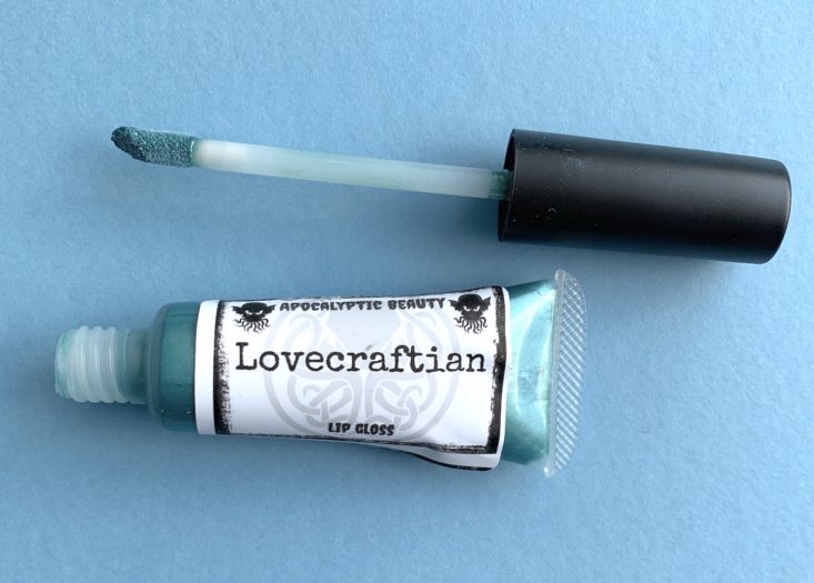 Apocalyptic Beauty Review February 2019 - Lovecraftian Lip Gloss Top