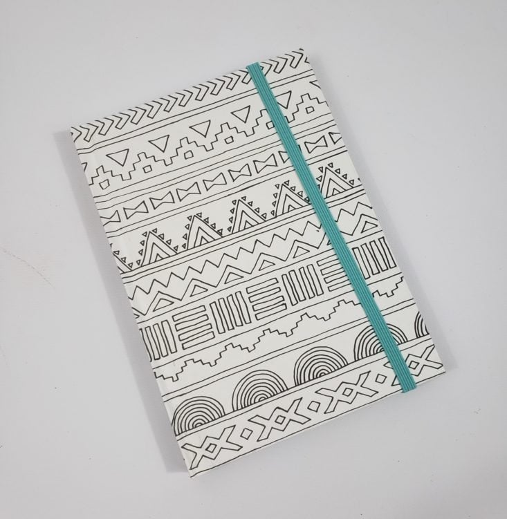 BUSY BEE STATIONERY Subscription Box Review March 2018 - Aztec Color Design Journal Front Top
