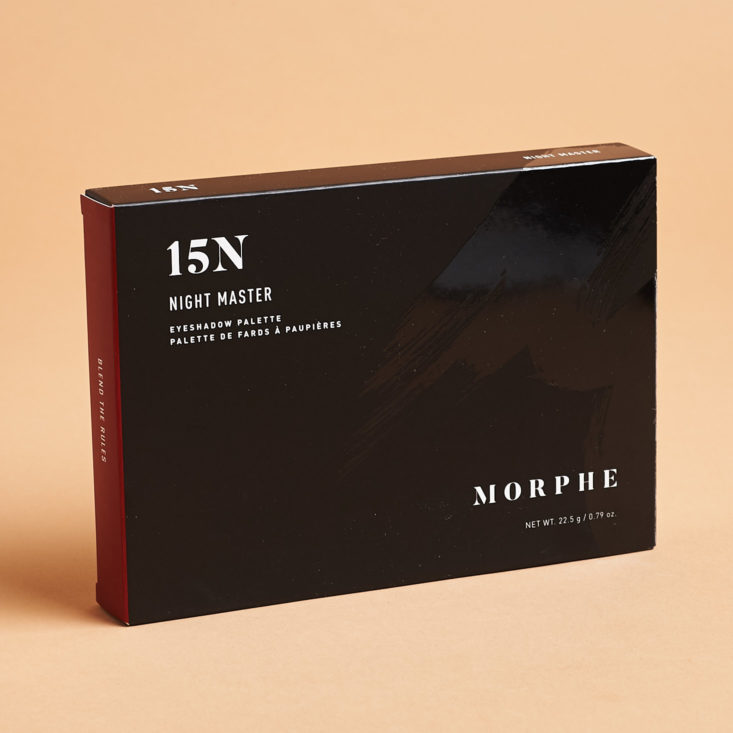 Boxy Luxe March 2019 morphe palette in box