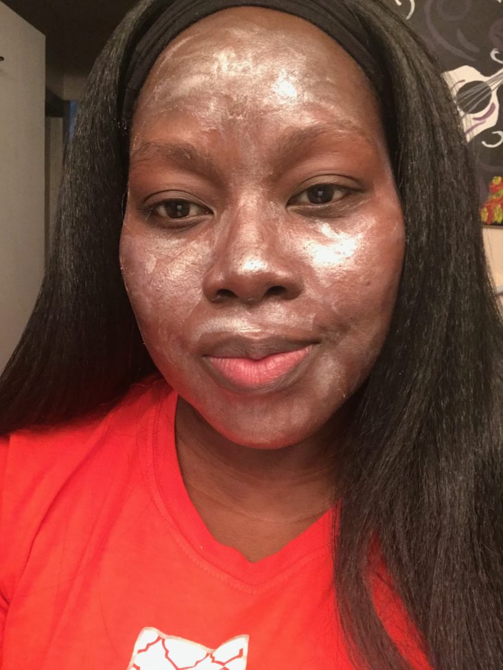 Boxycharm Tutorial March 2019 - Wander Beauty Lift Off Purifying And Brightening Peel Off Mask On Face Front