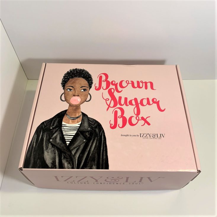 Brown Sugar Box Review February 2019 - Box Closed Top