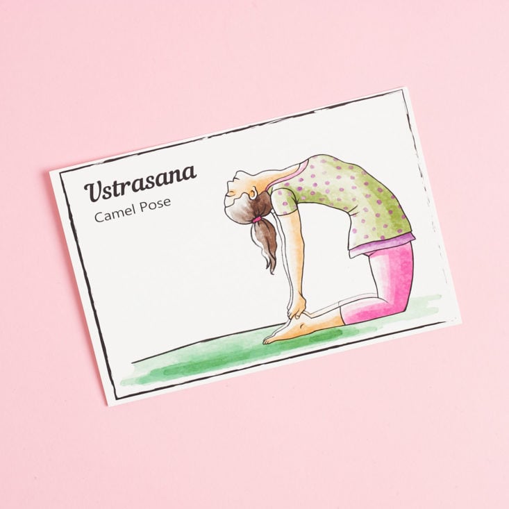 Buddhi Box Yoga February 2019 yoga pose card