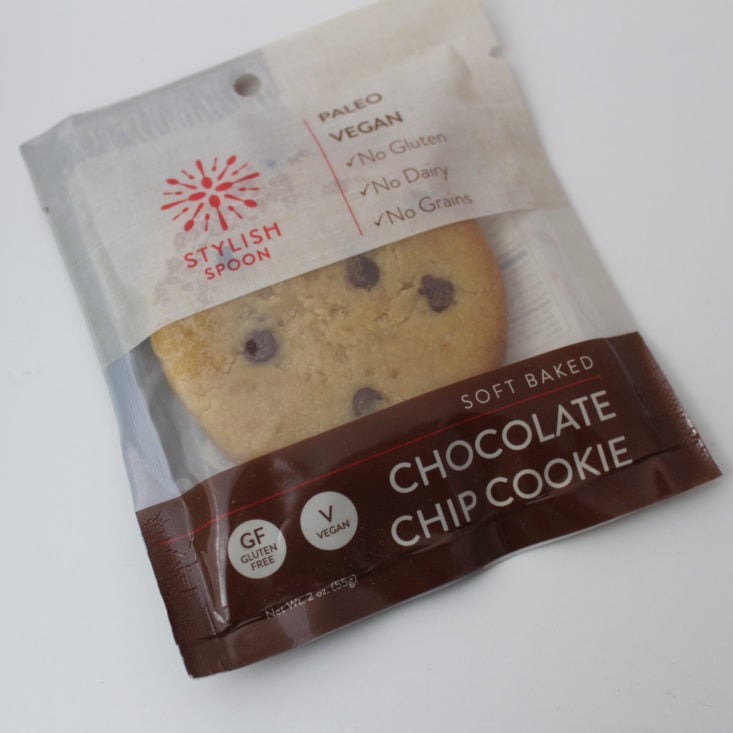 Clean Fit Box March 2019 - Stylish Spoon Soft Baked Chocolate Chip Cookie Package Front