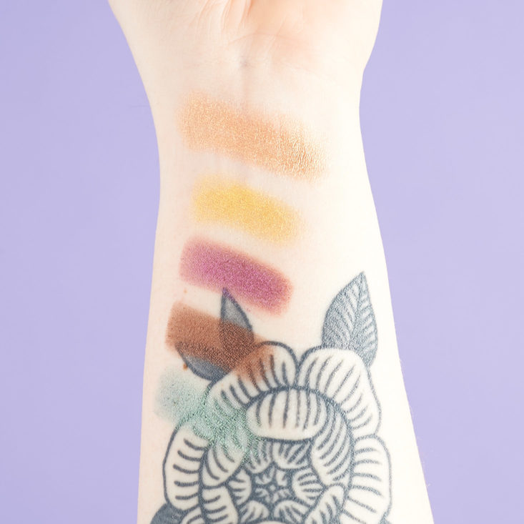Color Curate March 2019 more swatches