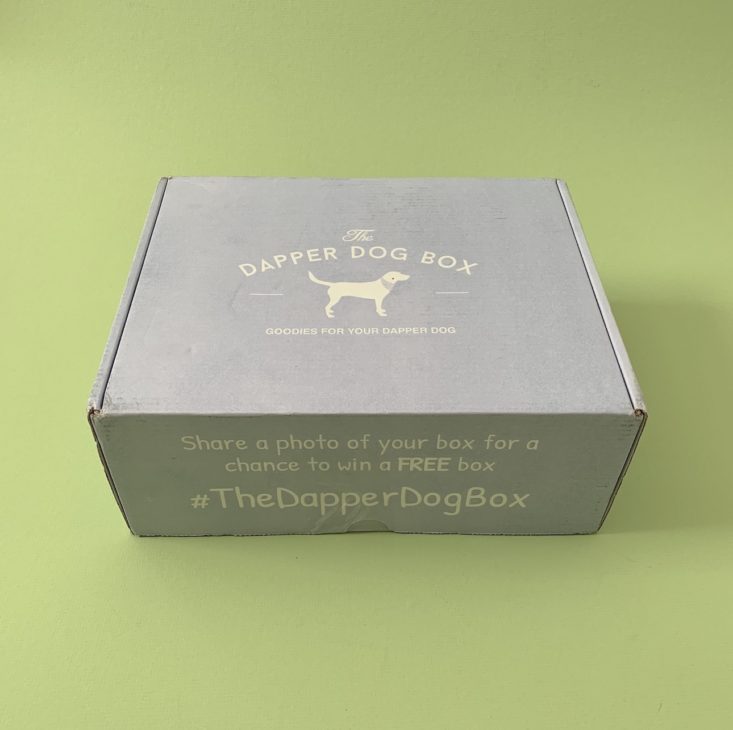 Dapper Dog Box Review March 2019 - Box Closed Top