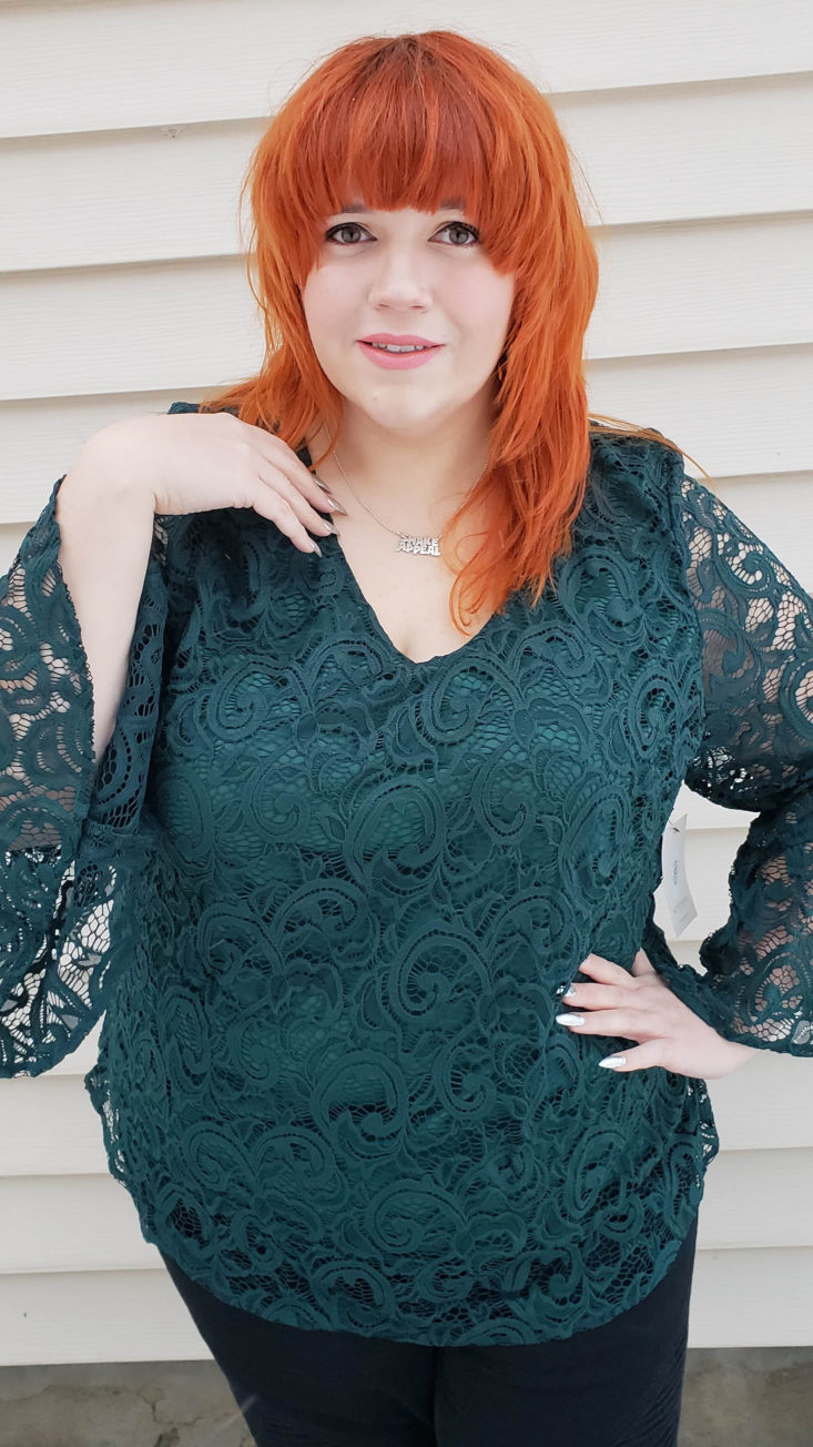 Dia and Co January 2019 - June Lace Top Upper Front