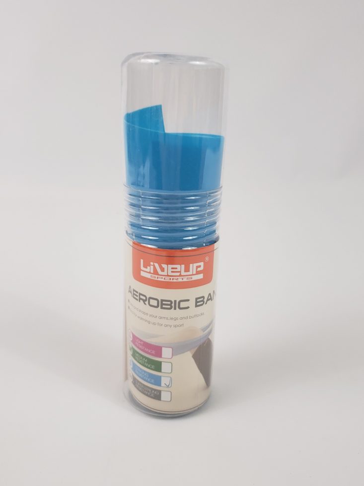 Eat Train Cleanse February 2019 - Lineup Sports Aerobic Band In Plastic Tube Front