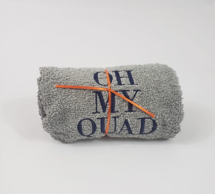 Eat Train Cleanse February 2019 - Oh My Quad Towel Folded Front