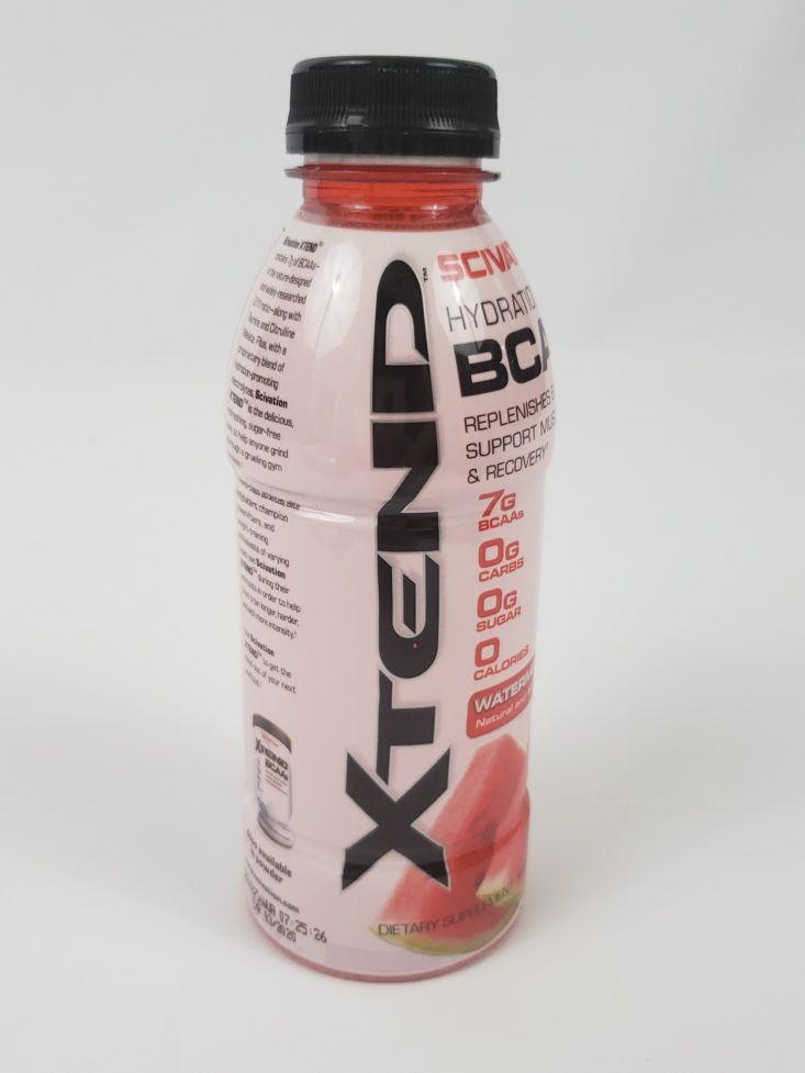 Eat Train Cleanse February 2019 - Xtend Scivation Hydration Drink Side
