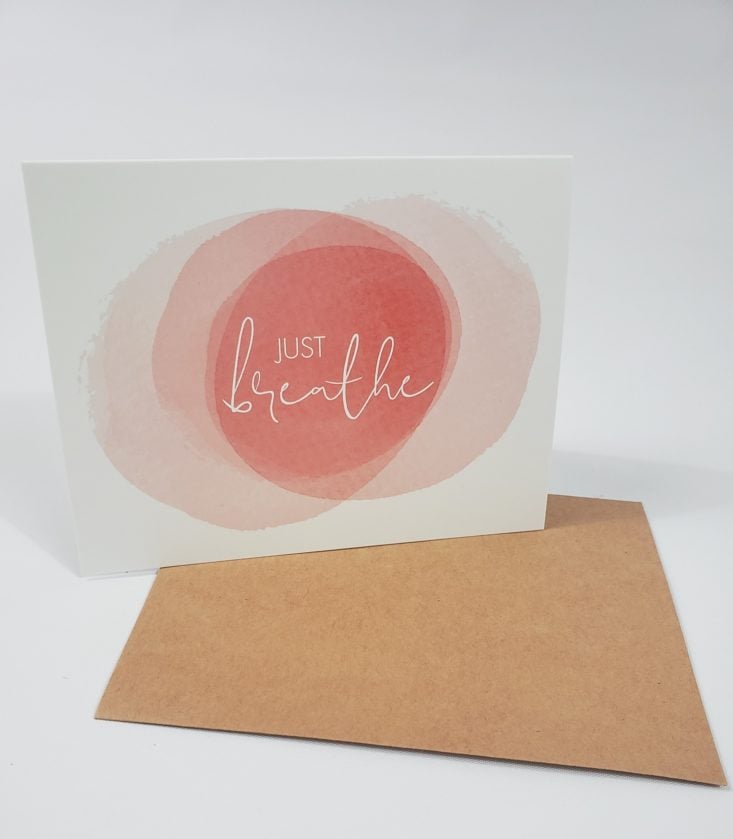 Flair & Paper March 2019 – Just Breathe Card Closer