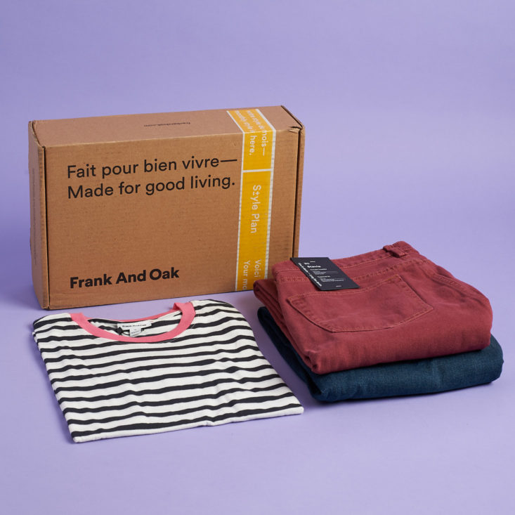 Frank and Oak March 2019 unboxing and review