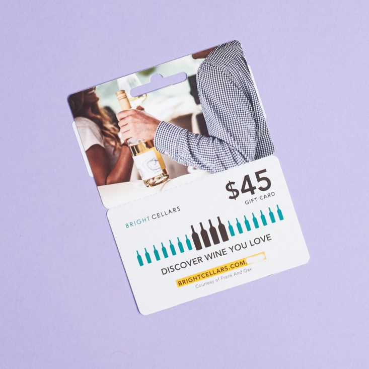 Frank and Oak March 2019 wine coupon