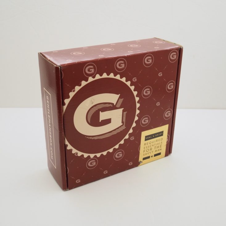 Gentlemans Box March 2019 - Box Front