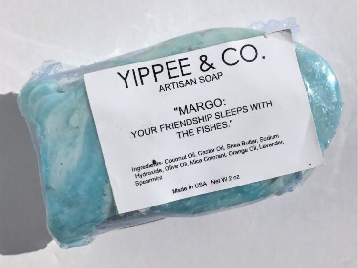 Ignite English Review March 2019 - Yippee & Co. Artisan Fish Shaped Soap Front Top