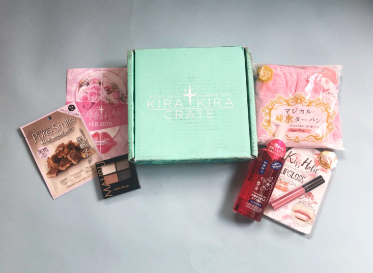 Kira Kira Crate February 2019 - All Contents Front