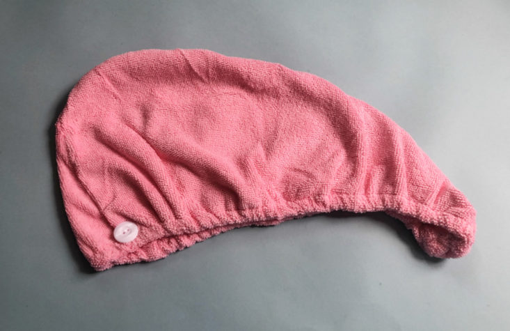 Kira Kira Crate February 2019 - Fluffy Head Wrap Towel Front