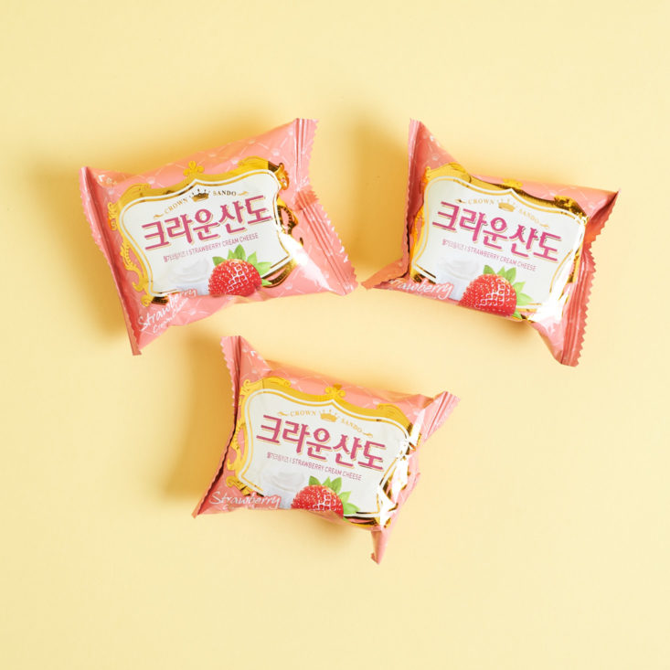 Korean Snack Box strawberry cookies