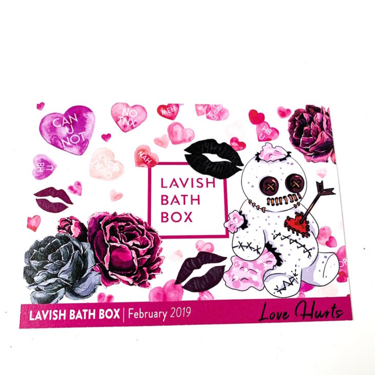 Lavish Bath Box February 2019 - Lavish Info 1