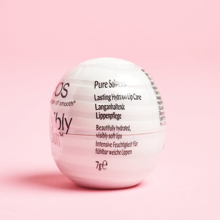 Look Fantastic February 2019 lip balm packaging