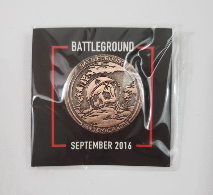 Loot Remix March 2019 Review – Battleground Coin Pin Package Top