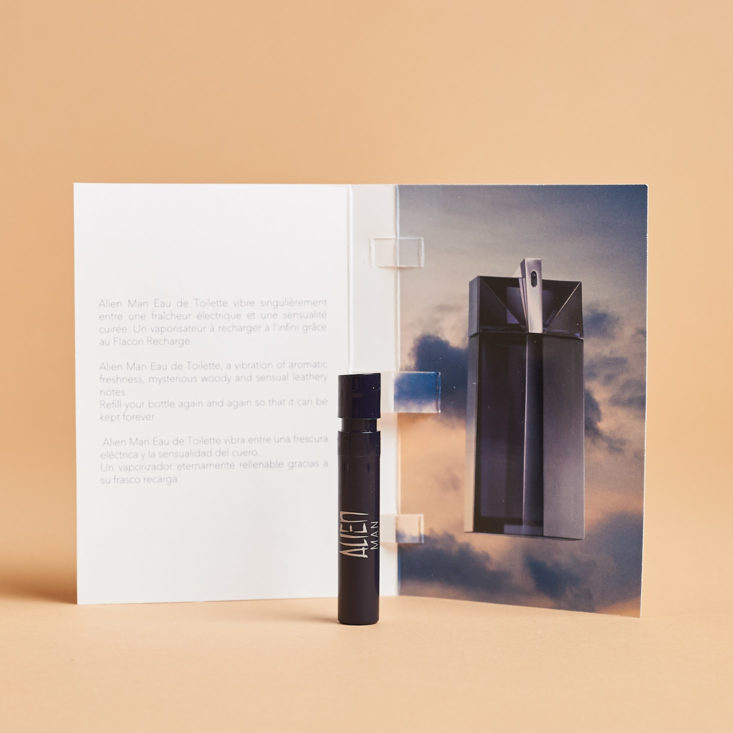 Macys Beauty Box March 2019 alien man perfume inaise