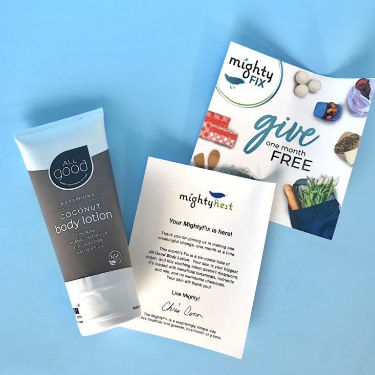 Mighty Fix Subscription March 2019 - Box Contents
