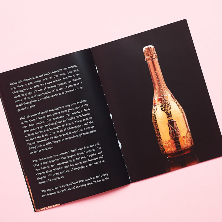 Robb Vices February 2019 booklet mod reserve champagne info