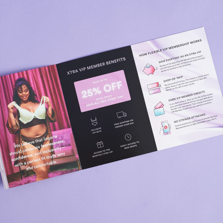 Savage x Fenty Xtra VIP Membership info february 2019