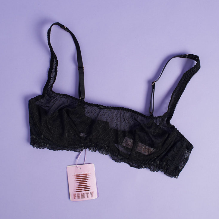 Savage x Fenty Xtra VIP Membership black balconette bra february 2019