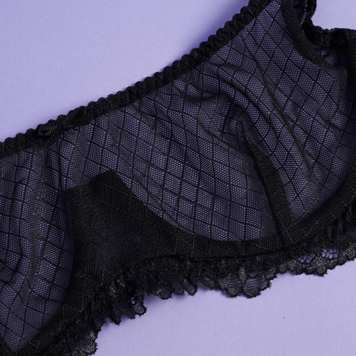 Savage x Fenty Xtra VIP Membership black balconette bra detail february 2019