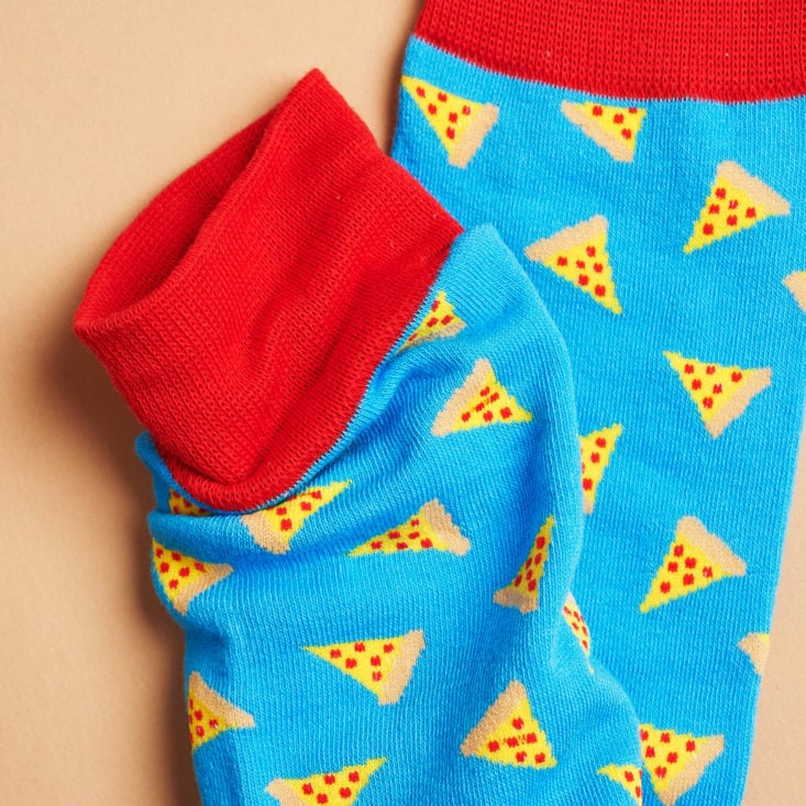 Say It With A Sock Mens pizza socks ankle march 2019