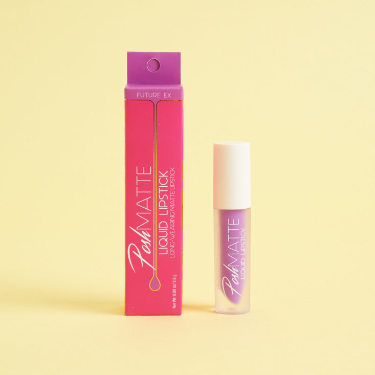 SlutBox March 2019 lipstick with box