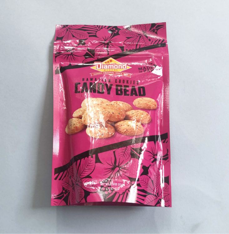 Snack Crate February 2019 - Diamond Bakery Candy Bead Cookies Package Front
