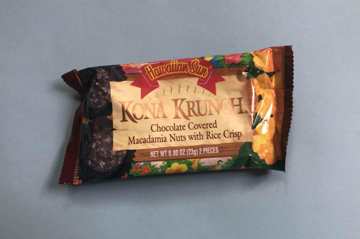 Snack Crate February 2019 - Hawaiian Sun Kona Krunch Package Front