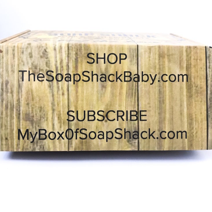 Soap Shack The Soap Club Review February 2019 - Box Closed Front