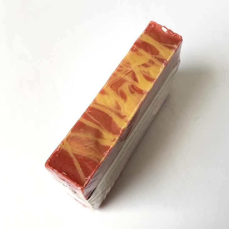 Soap Shack The Soap Club Review February 2019 - True Love Strawberry Banana Soap Side Top