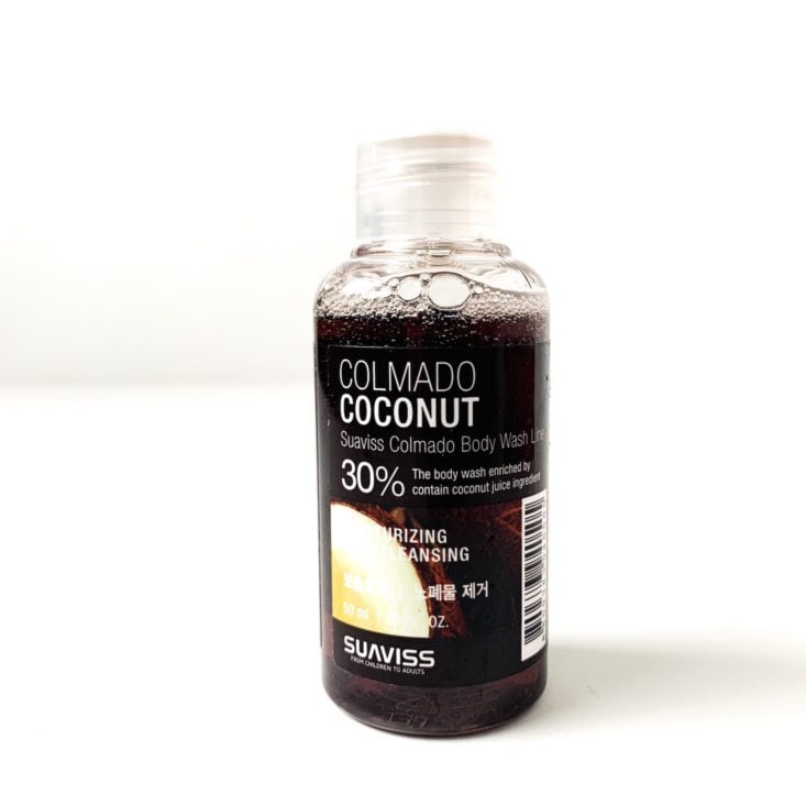 Sooni Mini Pouch Review March 2019 - Suaviss Body Wash in Coconut Front